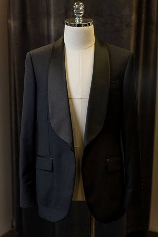 Black Tuxedo With Satin Shawl Lapel Jacket