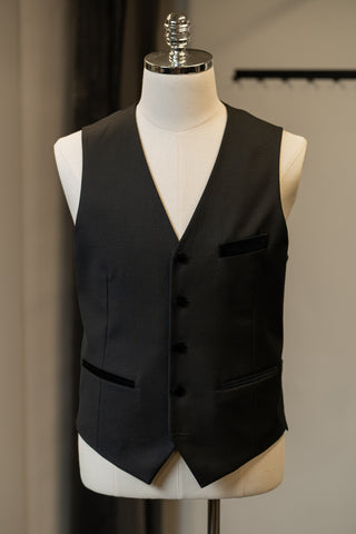 Black Velvet Waistcoat