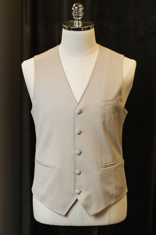 Light Khaki Luxury Waistcoats