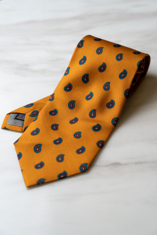 AT079OR Orange Dots Tie